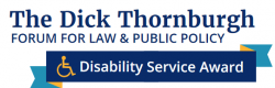 Dick Thornburgh Forum Disability Service Award